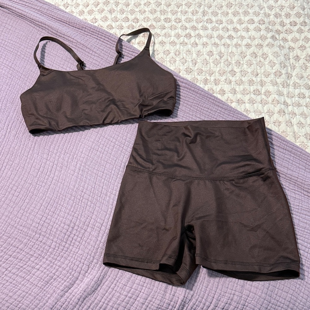 Aerie Women's Brown Workout Set